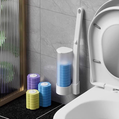 Disposable toilet brush