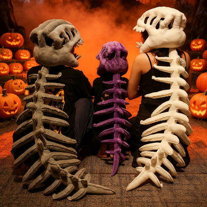 Dinosaur Skeleton Costume Plush Toy