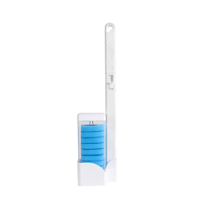 Disposable Toilet Brush with Wall Mount
