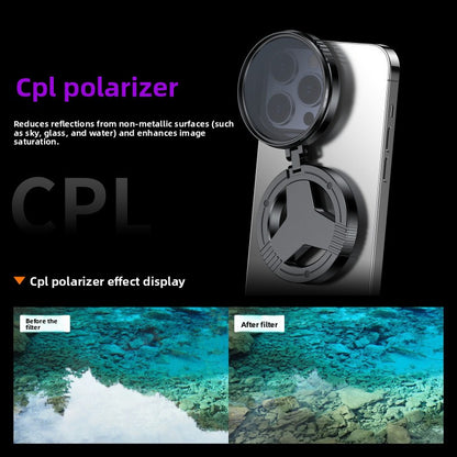 Magnetic Phone Camera Polarizer Filter Kit